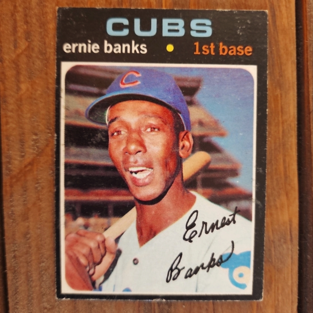 1971 Topps Ernie Banks #525